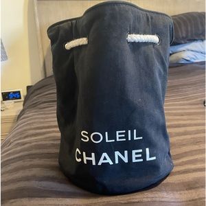 Chanel beach bag.  Authentic.